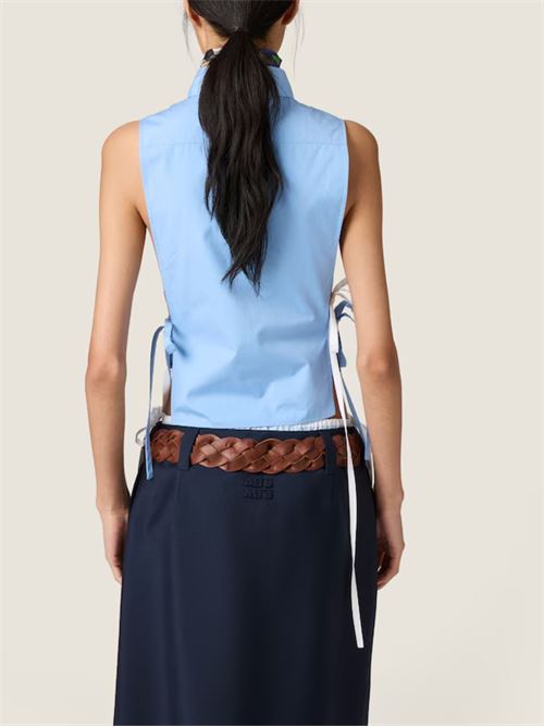 Poplin Shirt MIU MIU | MK202419SEF0076